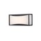Z-Lite Baden 1 Light Vanity, Matte Black & Frosted White 1933-8MB-LED - alternate 1